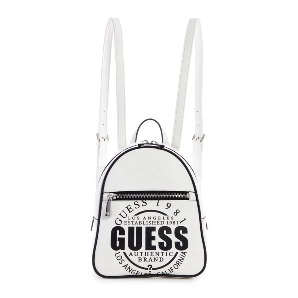 New GUESS Kalipso Logo Backpack Backpack KALIPSO Guess | color White | Gomez.pl/en main image 2